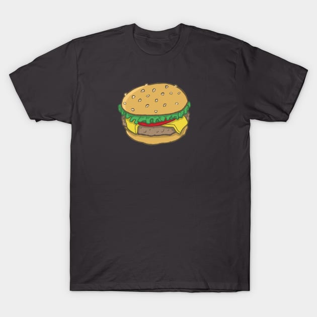 Hamburger T-Shirt by JoelCarroll